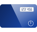 otp format carte de crédit avec afficheur lcd korum secure