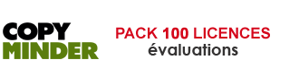 pack 100 licences évaluation copyminder korum secure