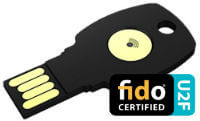 clé FIDO U2F Ko NFC USB-A BLUETOOTH korum secure