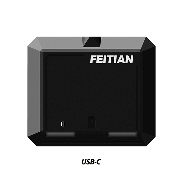 lecteur carte à puce filaire USB-C korum secure windows mac et linux c11